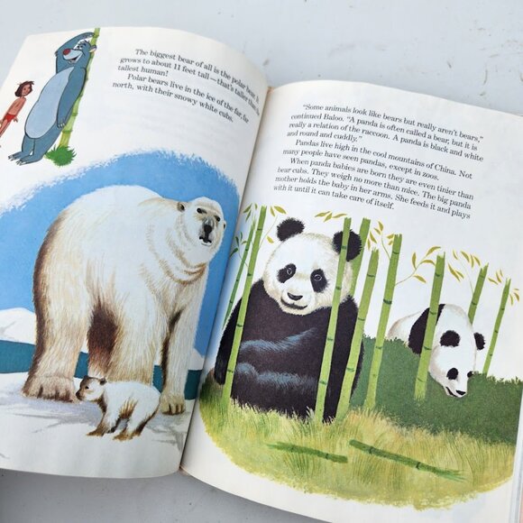 Vintage Disney Book Animals and Their Babies Walt Disney 1983 hardcover Jungle - Picture 10 of 14